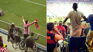 Illustration for article titled Police Probe Wheelchair-Bound Brazil Fans Standing At World Cup